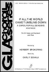 If All the World Came Tumbling Down SA choral sheet music cover